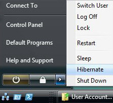 Windows Vista Hibernation
