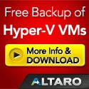 Free Backup of Hyper-V VMs Altaro