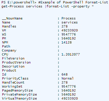 Format Table Powershell Html