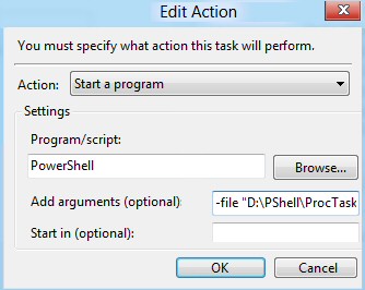 PowerShell Task Scheduler 