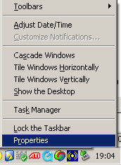 Control Notification Area Icons
