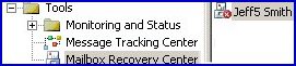 Mailbox Recovery Center. Exchange 2003