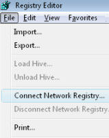 Vista Remote Registry - Connect to Network Registry