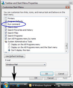 Windows Vista - Run Command