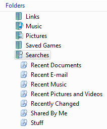 Virtual Folders in Windows Vista