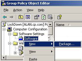 Group Policy - Assign Computer Software 