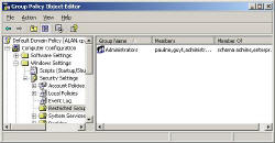Group Policy Restricted Groups