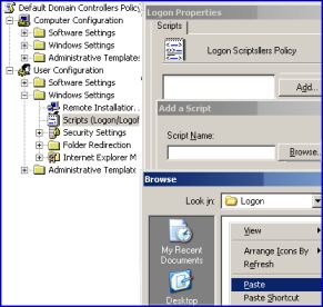 Assigning windows logon scripts via Active Directory Group Policy