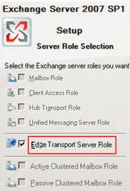 Exchange 2007 Edge Transport Server Role