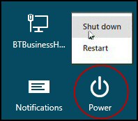 How to Shutdown Windows Server 2012