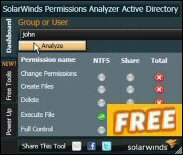 Free Permissions Analyzer for Active Directory