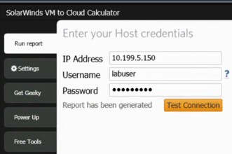 Freeware VM to Cloud Calculator Tool