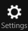 Windows 8 Settings Charm