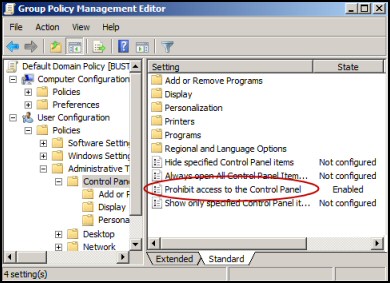 Windows 8 Group Policy Settings
