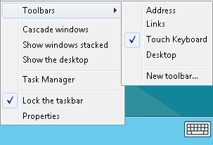 Windows 8 Touch Keyboard