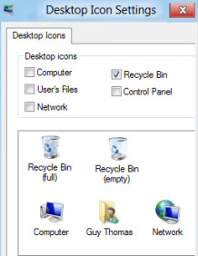 Windows 8 Lost Recycle Bin
