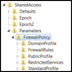 Windows 8 Registry Disable Firewall