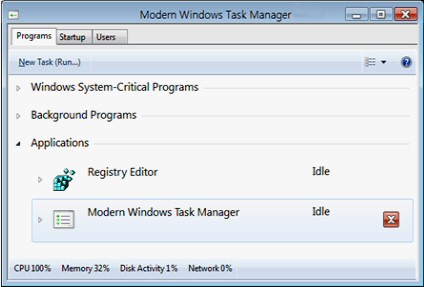 The Modern Windows Task Manager