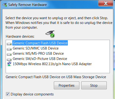 hoe dat een USB-apparaat hier in Windows 8 zou uitwerpen