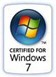 Certified for Windows 7 logo