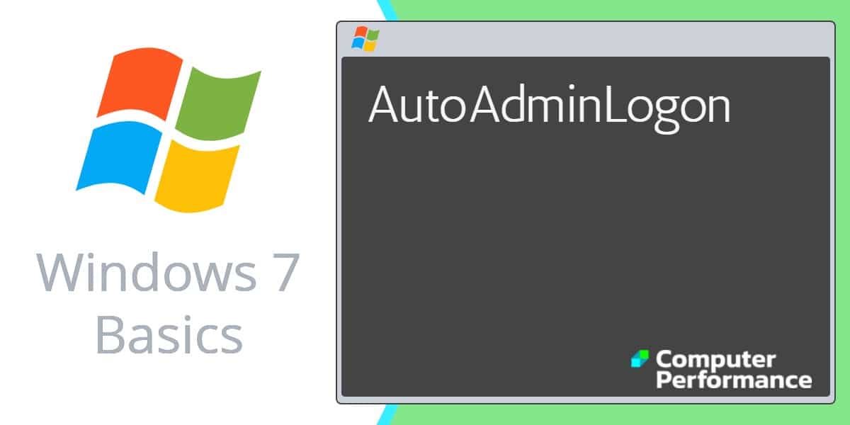 autoadminlogon in regedit