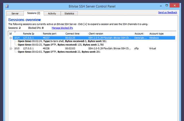Bitvise SSH Server